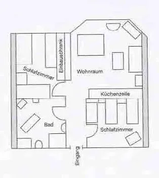Apartment Gaeste-und Alt-olvenstedt, Zwei Schlafzimmer, Treppenlift, Ruhige Lage, Naehe Klinikum Und Abfahrten A 2 Und A 14